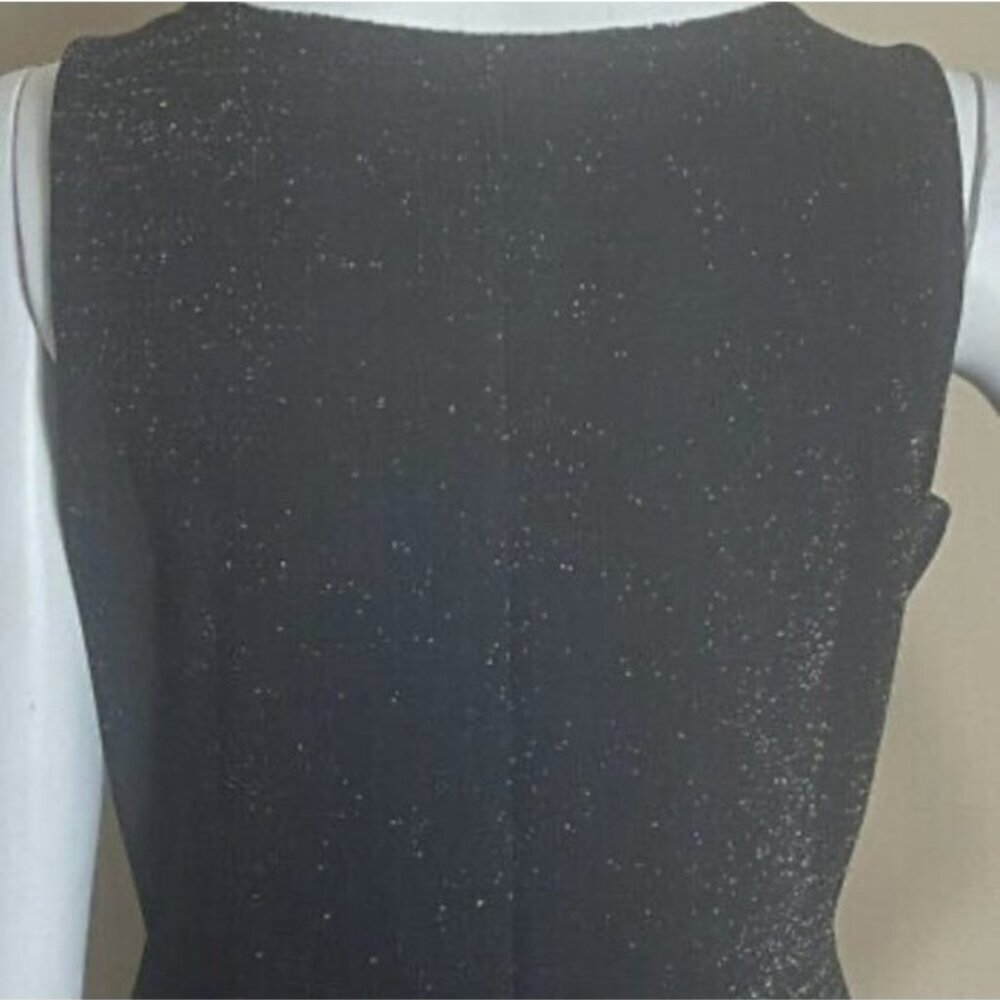 NWOT White House Black Market Asymmetrical Hem Stretch Shimmer Dress - Picture 7 of 9